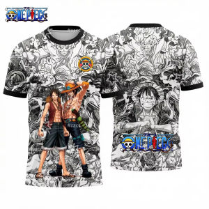 Bandai | Japan One Piece Luffy Football Jersey Men T-shirt Kids Football Special Jersey Kit Adult Mens/Womens Quick-Drying Sweatshirt