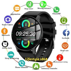 Smartwatch Jam Tangan HP Pintar Terbaru V8 FD68 D18 GTS B65 Pria Wanita – Bisa Custom Wallpaper Foto Anti air  Notifikasi WhatsApp & Sosmed Kamera Remote Musik Monitor Tidur Detak Jantung Hitung Langkah & Kalori Cocok untuk Gaya hidup Olahraga