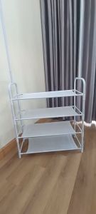 Kệ Treo Quần Áo Đa Năng Kết Hợp Giá Để Giày Dép Tiện Lợi Giá Treo Quần Áo Nhiều Ngăn Chứa Đồ Phía Dưới Lắp Ghép Dễ Dàng