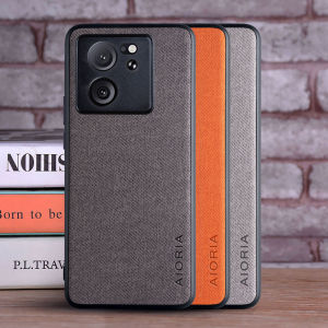 Case for Xiaomi 13T Pro Textile Leather Fashion Soft TPU Hard PC 3 In1 Material for Xiaomi 13T Pro Case Funda Coqua
