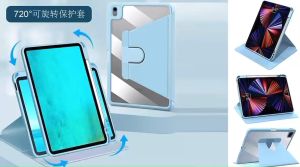 AKRILIK FLIP ROTARY HUAWEI MATEPAD 11.5  SMART COVER AUTO WAKE CASING