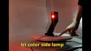 2pcs Car Trucks Waist Lamp Outline Side Lamp Marker Lights 12-24V 9LED White Red Yellow Turn 3 Face Signal for Trailer SUV Van
