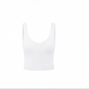 YOTTOY | V-Neck Beauty Back Sports Bra Self-contained Cup