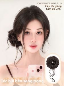 TIANZHEN | Side Dragon Bun Wig Accessory Simulated Fluffy Hair Bun