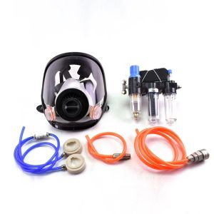 ฟังก์ชั่นสามในหนึ่งร้อนที่ให้มาด้วย Air Fed อุตสาหกรรมระบบช่วยหายใจ 6800 หน้ากากป้องกันแก๊สพิษแบบเต็มหน้า