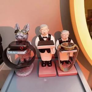 other | Resin Watch Display Stand Creative Old Butler Display Stand Astronaut Jewelry Storage Stant Decorative Desktop Storage Stand