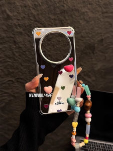 เคสโทรศัพท์ Huawei Mate60 pro รุ่นใหม่ Pura70 pro แบบ 3 มิติ ลายหัวใจสีสันสดใส ป้องกันรอยขีดข่วน ดีไซน์เก๋ไก๋สำหรับผู้หญิง