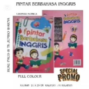 BUKU TK JUMBO - PINTAR BELAJAR BERBAHASA INGGRIS UNTUK PAUD DAN TK