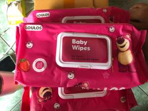 ทิชชู่เปียกจัมโบ้ Baby wipes ใช้เช็คทำความสะอาด (แผ่นใหญ่)