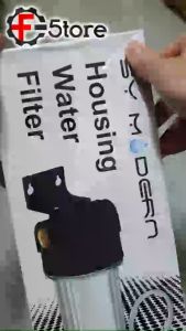 Bundle Double O-Ring Housing Water Filter Set+CTO Carbon Block Filter Cartridge FREE 1 Pcs PP Sediment Filter