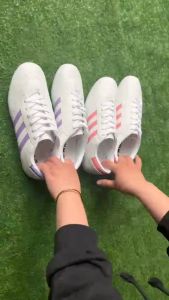 Giày Wika 3 Sọc Chính Hãng Bóng Đá Sân Cỏ Nhân Tạo Đã Được Khâu Toàn Bộ Đế