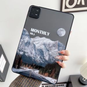 HEXDRAGON Traveling Scenery Pattern Mat tablets Hard Back Covers Cases for Xiaomi Pad 6 5 Mipad 5 Tab Pad6 Mi tablet Casing Without Cover Shockproof