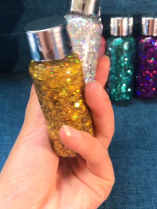 8 Warna Glitter Face Body Painting Glitter Gel untuk Wajah Rambut Eyeshadow Festival 35g