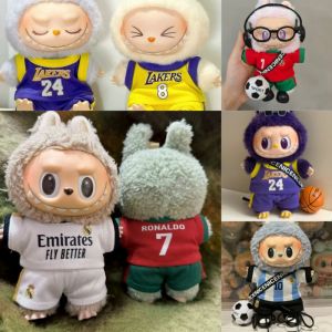 For 15 17cm Labubu Football Basketball Number 30 7 Clothing Doll Pendant Doll Clothing DIY Sportswear Boy Clothing Accessories