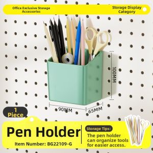 WEINIMEI | Hole Board Storage Hook Round Hole Organizer Desk No Drilling
