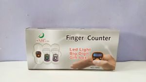 LED Luminous Digital Finger Prayer Counter with Big Digit Display - 100% Original 12-Pack Assorted Colors