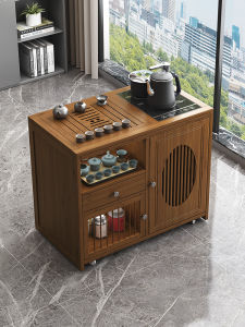 QIMUDAO | Portable Tea Trolley with Kettle