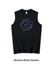SHUQINGLAI | Sleeveless Crisscross Cotton T-Shirt