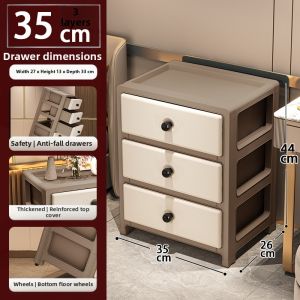 KAIPAQI | Drawer Storage Cabinet for Bedroom Living Room Snack Toy Organizer