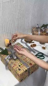 Set Vật Liệu Làm Hộp Quà Giáng Trang Trí Noel Giáng Sinh Nhiều Mẫu (Đơn Giản Dễ Làm Có Clip Hướng Dẫn) TTNTSS207