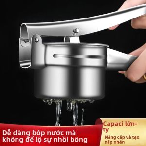 Máy Ép Trái Cây Bằng Tay Bằng Thép Không Gỉ Dụng Cụ Nhà Bếp Đa Chức Năng Cho Trái Cây Và Rau Quả - Dụng Cụ Ép Rau Củ Dễ Sử Dụng
