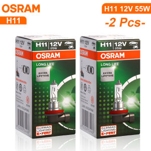Osram | OSRAM H11 12V 55W 64211 PGJ19-2 Original 9005 HB3 9006 HB4 9012 Car Halogen Headlight Auto Bulb 3200 Lamp OEM Made In Germany
