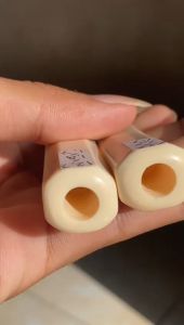 Pipa GG Asli Lokal Panjang 12cm Model Segilapan Bahan Merah Mulus