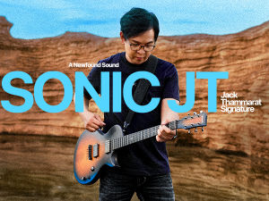 Enya Electric Guitar Jack Signature Sonic JT Smart Electric Carbon Fiber Guitarra with 15W Wireless Speaker All-in-One Portable Rig for Street Performers & Home Studios