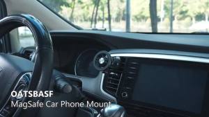OATSBASF | Giá Đỡ Điện Thoại Từ Tính Oatsbasf Gắn Khe Gió Ô Tô Đa Năng Dùng Cho iPhone 16/15/14/13/12 Pro Max & Tất Cả Các Điện Thoại Chất Liệu Nhôm