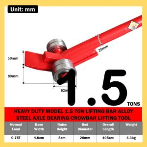 5 ton Warehouse construction site car workshop inv hardware load heavy duty Toe jack cargo trolley 360 rotate