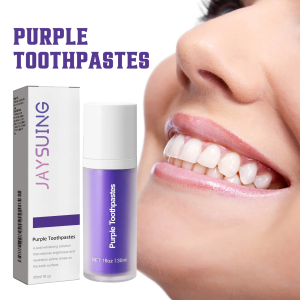 Teeth Removing Deep Smoke Stains Gingiva Protection Purple Orthopedic Toothpaste Effectively Cleans Oral Cavity Brightens2026