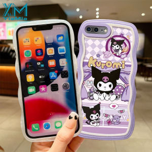 YiaMia Cute Cartoon Kulomi Strawberry Bear Cinnamoroll Phone Case For OPPO A5 2020 A9 2020 A54 A55 A57 A77 A77S A74 A78 A36 A76 A96 A1K Fashion Animation Pattern Series Creative Big Wave Soft Silicone Shockproof Phone Cover