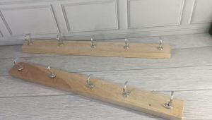 Hanger kapstok gantungan Baju Kayu MRH 5 Kait