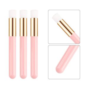 ชุดแปรงทำความสะอาดขนตาแบบนุ่ม - ดีไซน์แบบลอกออกได้สองด้าน แปรงต่อขนตาพร้อมด้ามจับตามหลักสรีรศาสตร์ ขนาดกะทัดรัดสำหรับ Pr