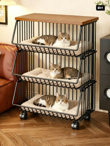 evesigar | Breathable Summer Cat Bed For Kittens Multi-layer