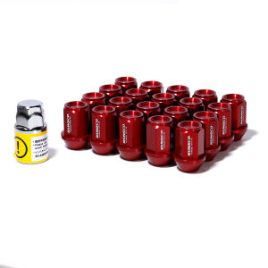 Racing Wheel Lug Nuts M12x1.5/M12x1.25  Tuning Car Universal Wheel Nuts Forged 7075-T6 Aluminium Length 35mm HEX 19mm