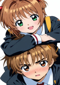 Bandai | Anime Characters Sakura Kinomoto Oil Painting Paint by Numbers for Living Room Bedroom Home Decor No Frame