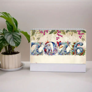 other | 1 set of 2026 New Year calendar 13 diamond paintings DIY handmade Christmas English letbook-themed calendar