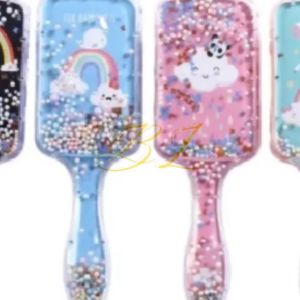 CHAINSHOP Cartoon Rainbow Hair Brush Pony Airbag Comb Print Air Cushion Combs Head Massager Detangling Comb