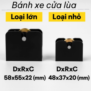 Bánh xe cửa lùa nhiều loại bánh xe cửa nhôm kính sắt cửa sổ thay thế