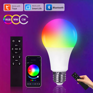 Bluetooth Smart LED Light Bulbs 220V 9W 15W 18W E27 BT Lamp Smart Life APP RF 2.4GHz Remote Group Control Bedroom Home Decor