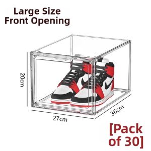 AMU·PIGGY | Transparent Space-saving Anti-oxidation Shoe Box 20pcs