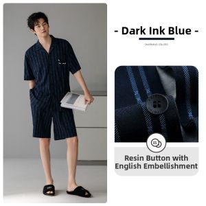 JIALEFEN | Thin Short Sleeve Shorts Cotton Home Wear for Outdoor Use