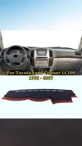Tấm Phủ Taplo Chống Trượt Toyota Land Cruiser 100 LC100 Phụ Kiện Nội Thất Ô Tô Cho Các Mẫu Xe 1998-2007 Chất Liệu Vải Flannel