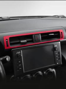 ALCANTARA | Alcantara Sợi Carbon Bảng Điều Khiển Lỗ Thông Khí Ổ Cắm Viền Miếng Dán Cho Subaru BRZ Toyota GR86 2021- Phụ Kiện Nội Thất Ô Tô Đen Đỏ Xanh Dương
