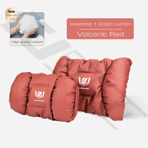 Nissan Cloud Cotton Headrest Pillow Lumbar Support High End Anti Fouling Leather Luxury Car Accessories for Kicks Versa Np300 Navara March Sentra Sylphy Qashqai Teana