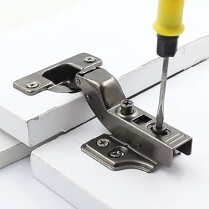 Closing Cabinet Hinge Stainless steel Anti-rust Material Close Hinge with Screws / Conceal Hinges/ Cupboard/ Cabinet/ Wardrobe Hinge Hinge Fixing Plate Kit