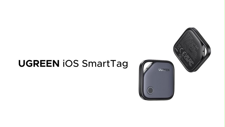 UGREEN แท็กอัจฉริยะ Smart Tag Locator Anti Lost Bluetooth 5.0 Finder Airtag tracker Finder Locator สําหรับ iPhone 17 16 Pro Max iPad Pro for Car Keys Wallets Pets with 2-Year Battery Life Model: 45297