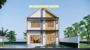 แบบบ้านนอดิก 2 ชั้น