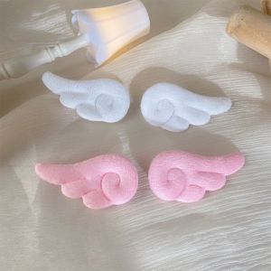 4/8Pcs Sweet Angel Wing Plush Hair Clips Girl Bangs Cute Hairpin Simple Hairclip Ornament Fashion Hair Accessories Side Clip